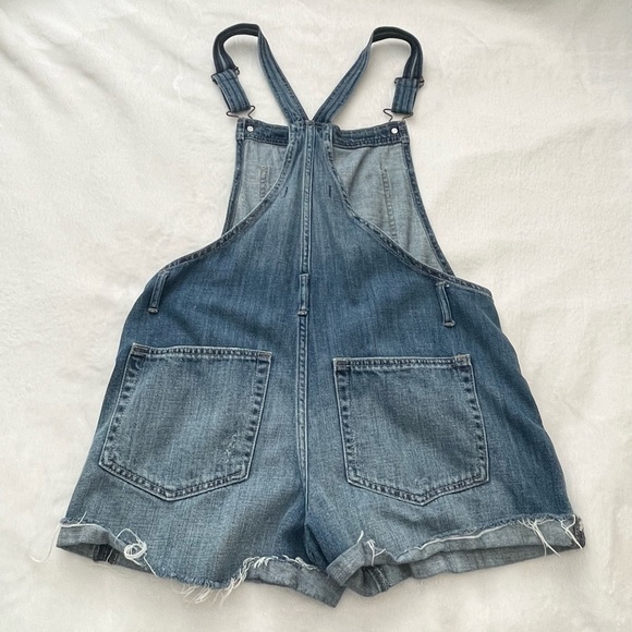 Abercrombie & Fitch 💙 Denim Shorts Overalls 💙 - Picture 3 of 9
